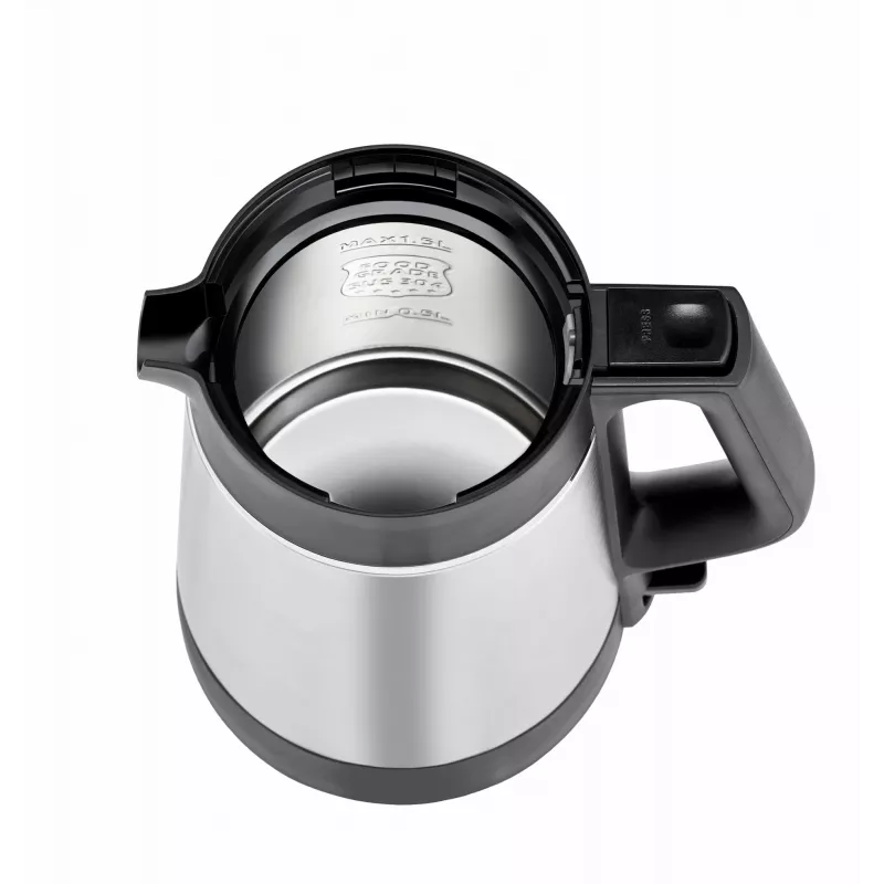 Unold 18715 electric kettle 1.5 L 1800 W Black, Stainless steel