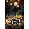 Guss-Raclette RC 104 schwarz/edelstahl
