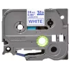 Label tape Brother TZe253 24mm Blue on White