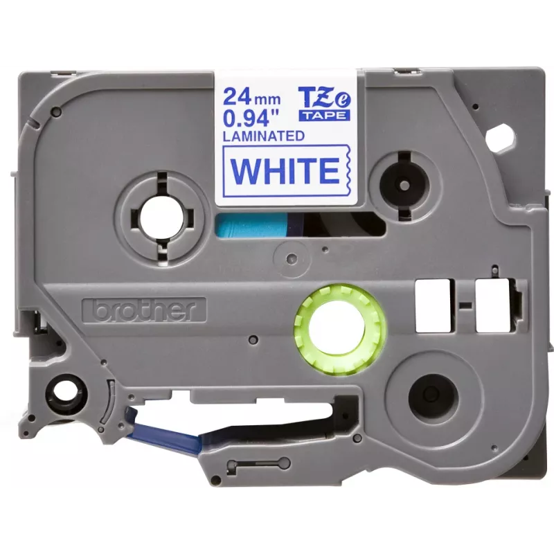 Label tape Brother TZe253 24mm Blue on White