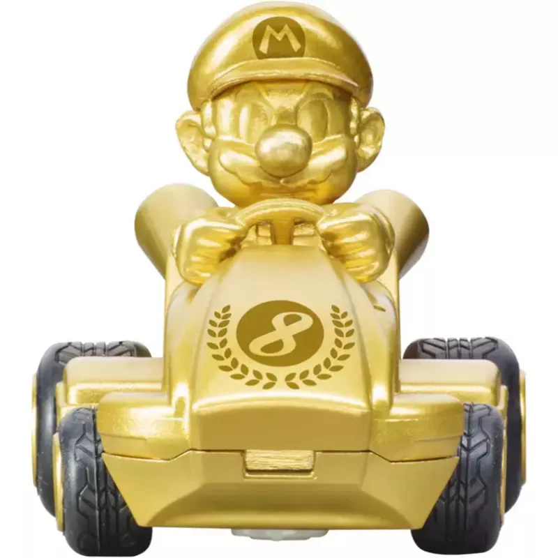 Radio-controlled CARRERA Mario Kart Mini RC — Mario Gold Gold, 2.4 GHz, Paperbox