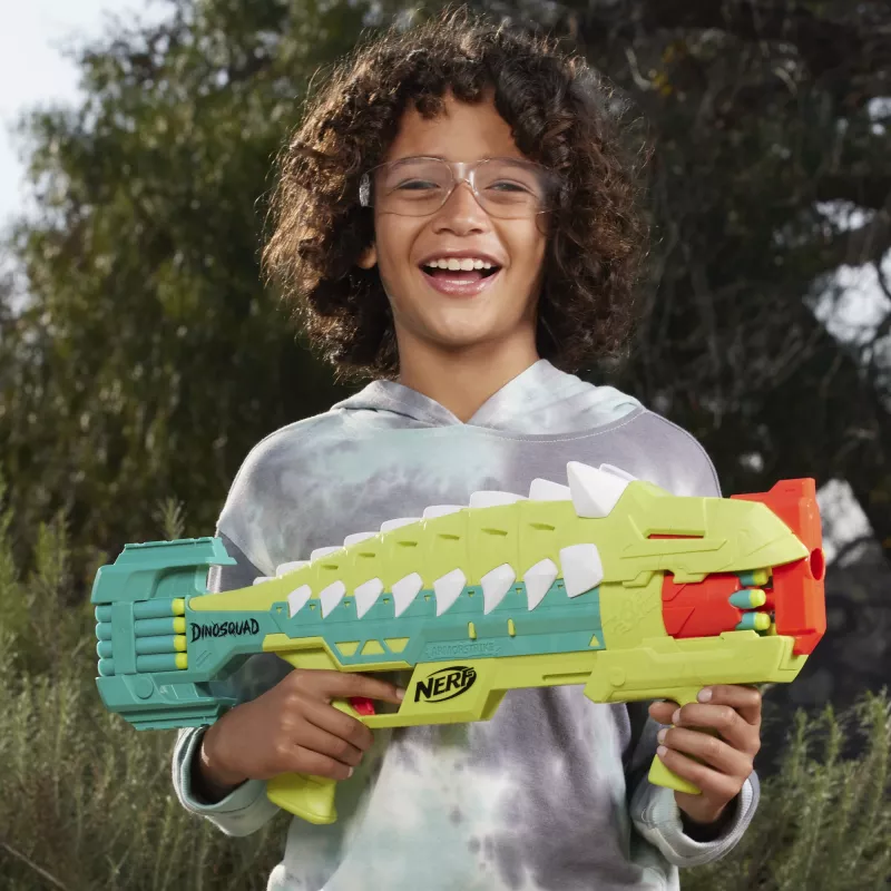 Nerf DinoSquad Armorstrike, Toy blaster, 8 yr(s), 99 yr(s), Dinosaur, 1 kg