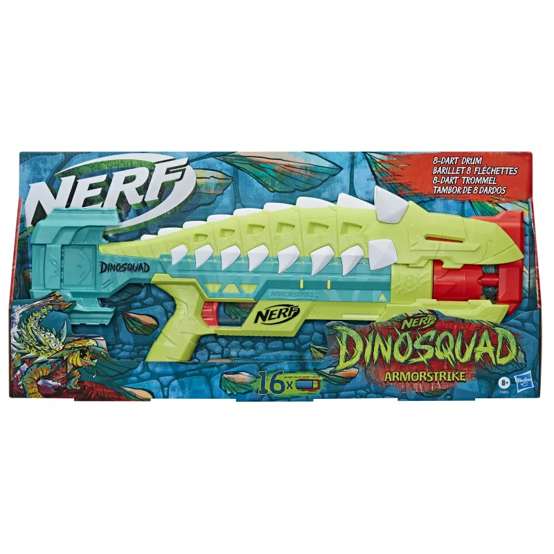 Nerf DinoSquad Armorstrike, Toy blaster, 8 yr(s), 99 yr(s), Dinosaur, 1 kg