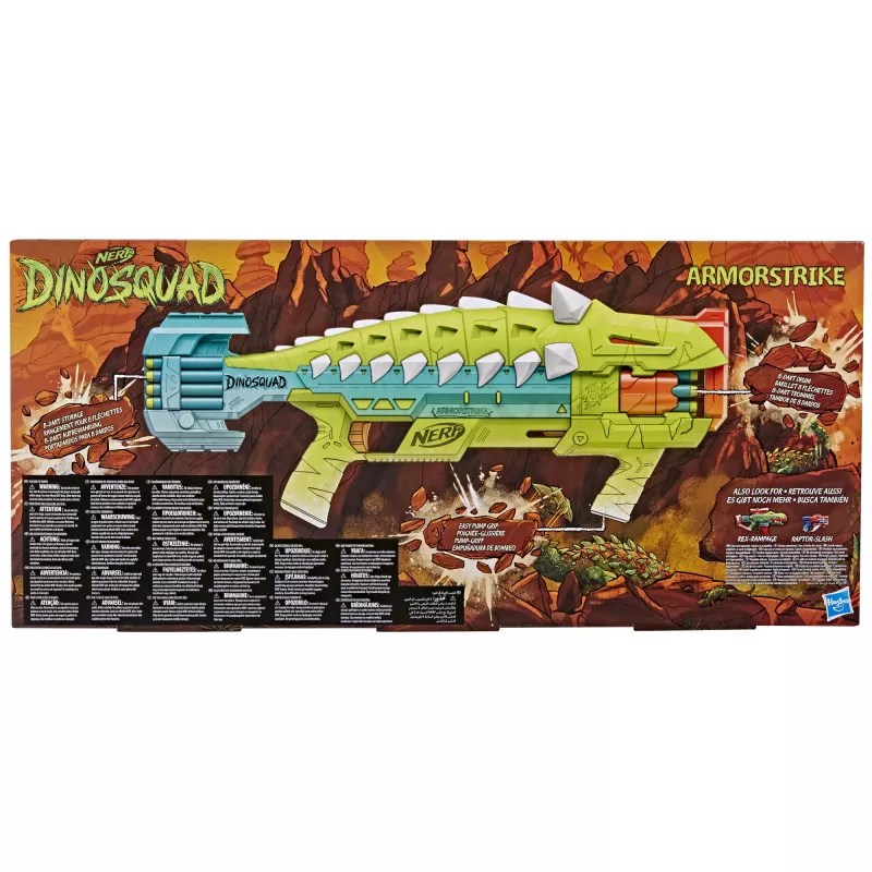 Nerf DinoSquad Armorstrike, Toy blaster, 8 yr(s), 99 yr(s), Dinosaur, 1 kg