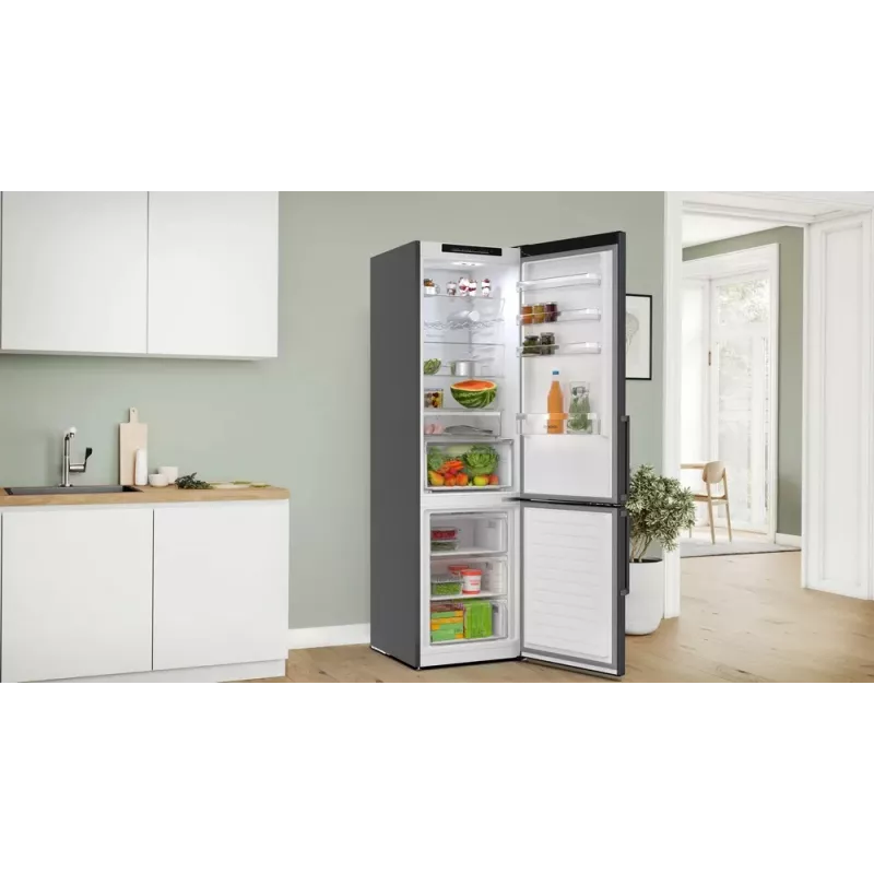 Bosch KGN39VXAU fridge-freezer Freestanding 363 L Black