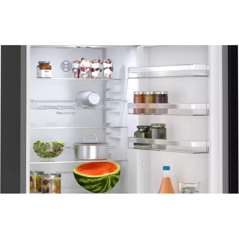 Bosch KGN39VXAU fridge-freezer Freestanding 363 L Black