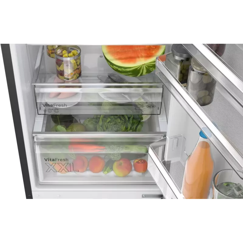 Bosch KGN39VXAU fridge-freezer Freestanding 363 L Black
