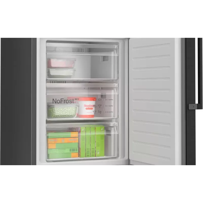 Bosch KGN39VXAU fridge-freezer Freestanding 363 L Black