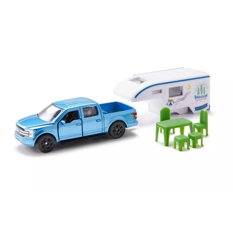 Car Siku Ford F150 Metal Plastic Blue Green White 3+ years