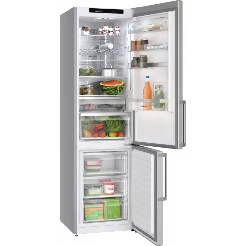 Bosch Serie 6 KGN39AIAU fridge-freezer Freestanding 363 L Stainless steel