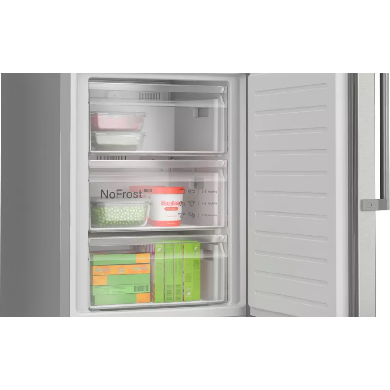 Bosch Serie 6 KGN39AIAU fridge-freezer Freestanding 363 L Stainless steel