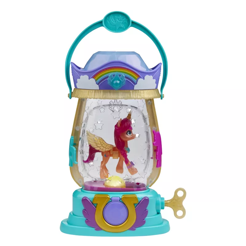 My Little Pony : A New Generation Movie Sparkle Reveal Lantern Sunny Starscout - Light Up Toy with 25 Pieces, Surprises