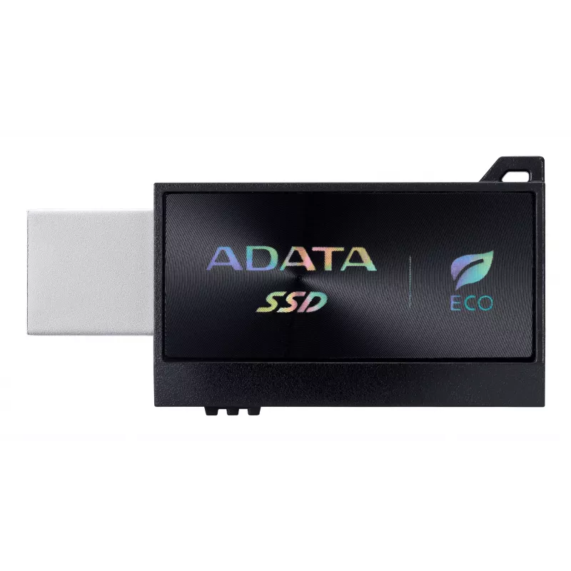 External SSD ADATA SC730 1 TB, USB Type-C 3.2 Gen 2, 600/600 MB/s, Black, Plastic housing