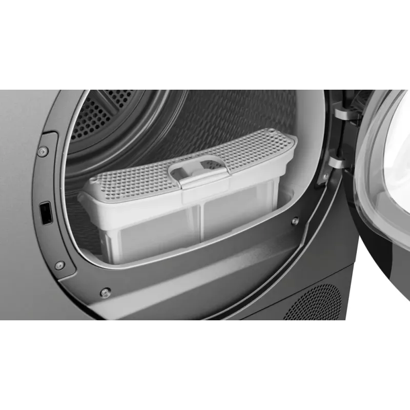 Bosch Serie 6 WQG243DR10 tumble dryer Freestanding Front-load 9 kg Grey