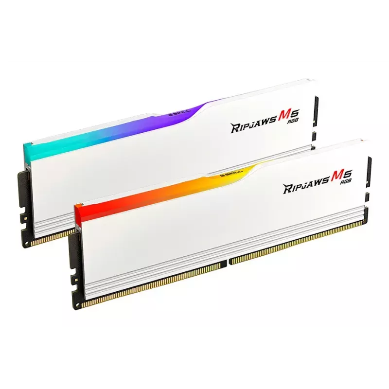 G.SKILL Ripjaws M5 RGB DDR5 32GB (2x16GB) 6800 MT/s CL34 White Dual Kit F5-6800J3445G16GX2-RM5RW