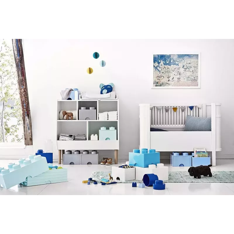 Drawer Unit room copenhagen LEGO Brick Drawer 4, grey, modular storage drawer