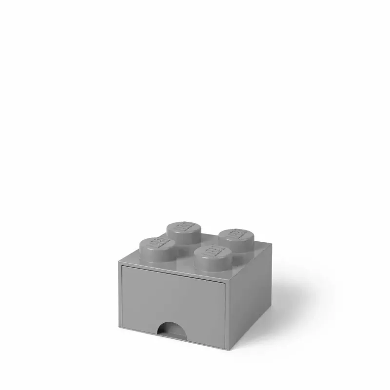 Drawer Unit room copenhagen LEGO Brick Drawer 4, grey, modular storage drawer