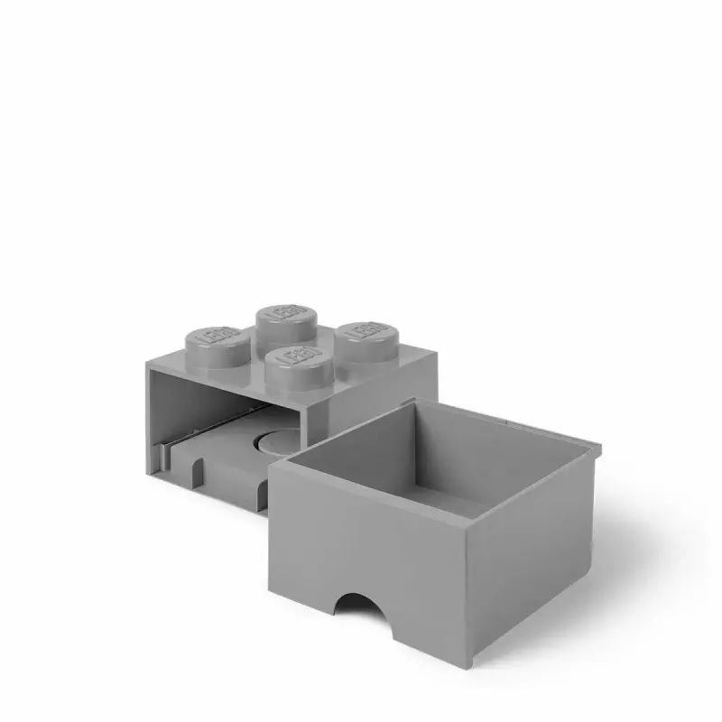 Drawer Unit room copenhagen LEGO Brick Drawer 4, grey, modular storage drawer
