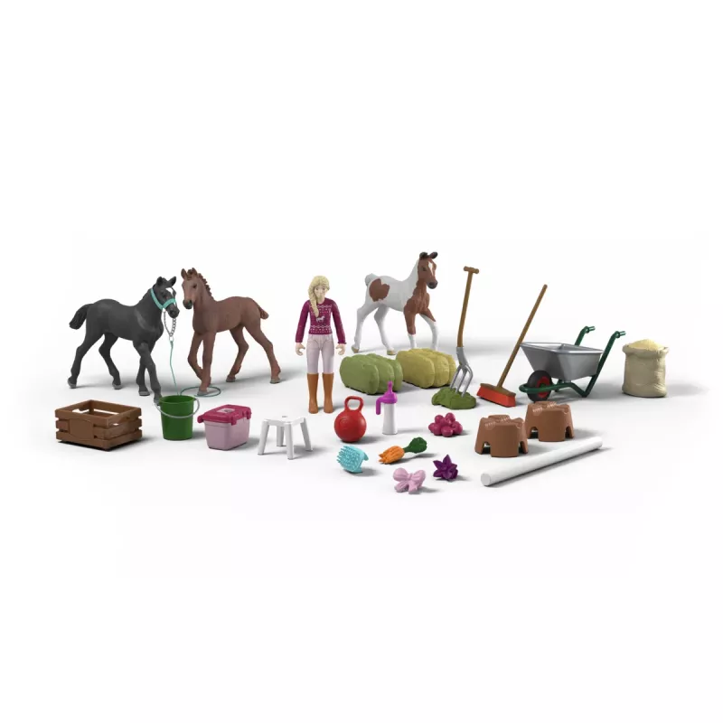 schleich Advent Calendar HORSE CLUB 2025 - Christmas miracle foal rearing