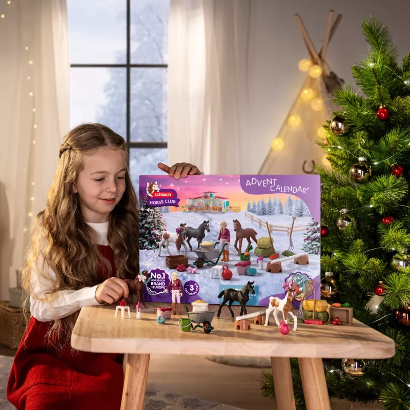 schleich Advent Calendar HORSE CLUB 2025 - Christmas miracle foal rearing
