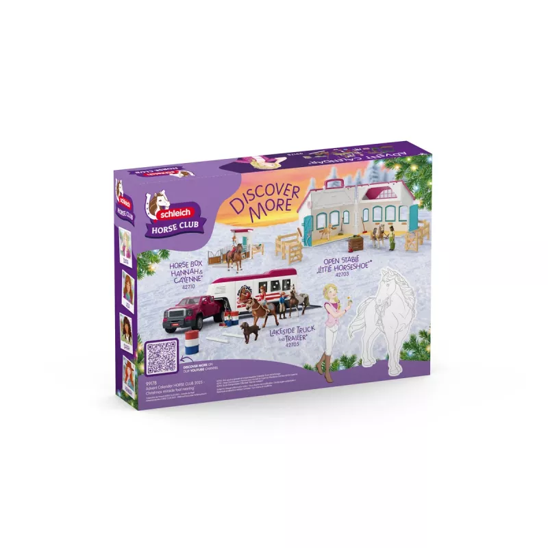 schleich Advent Calendar HORSE CLUB 2025 - Christmas miracle foal rearing