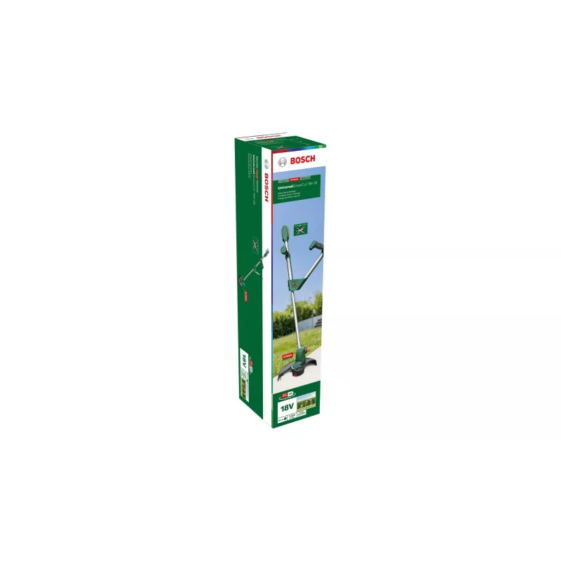 Bosch UniversalGrassCut 18V-26 26 cm Battery Black, Green