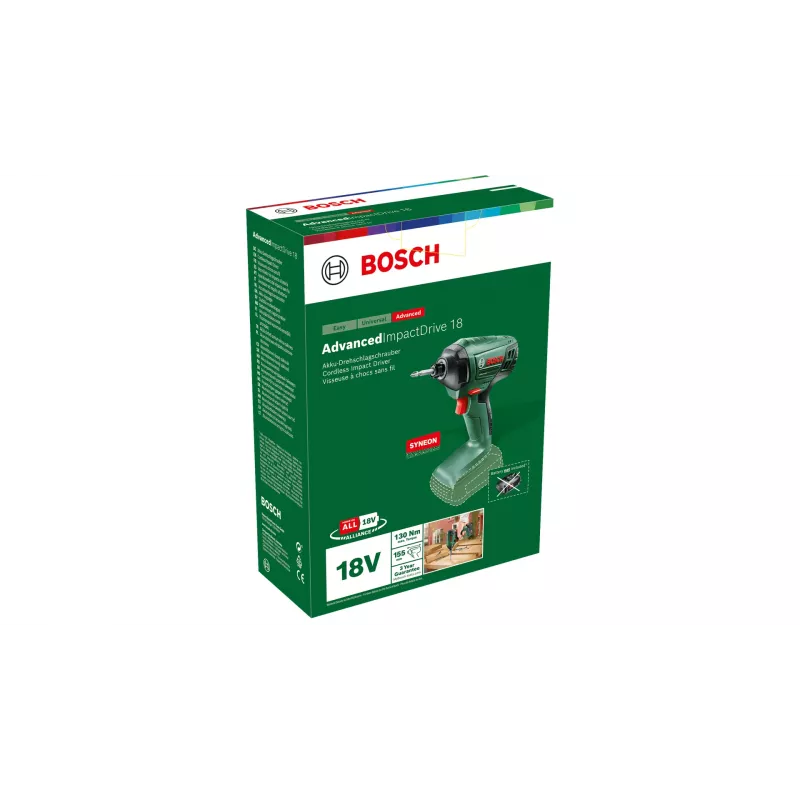 Bosch AdvancedImpactDrive 18 2600 RPM Black, Green