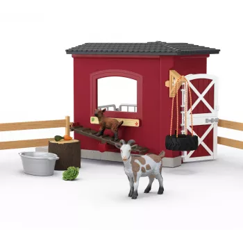 schleich FARM WORLD Goat stable, Farm, Farm, Farm animals / farm toys, 3 yr(s), Multicolour