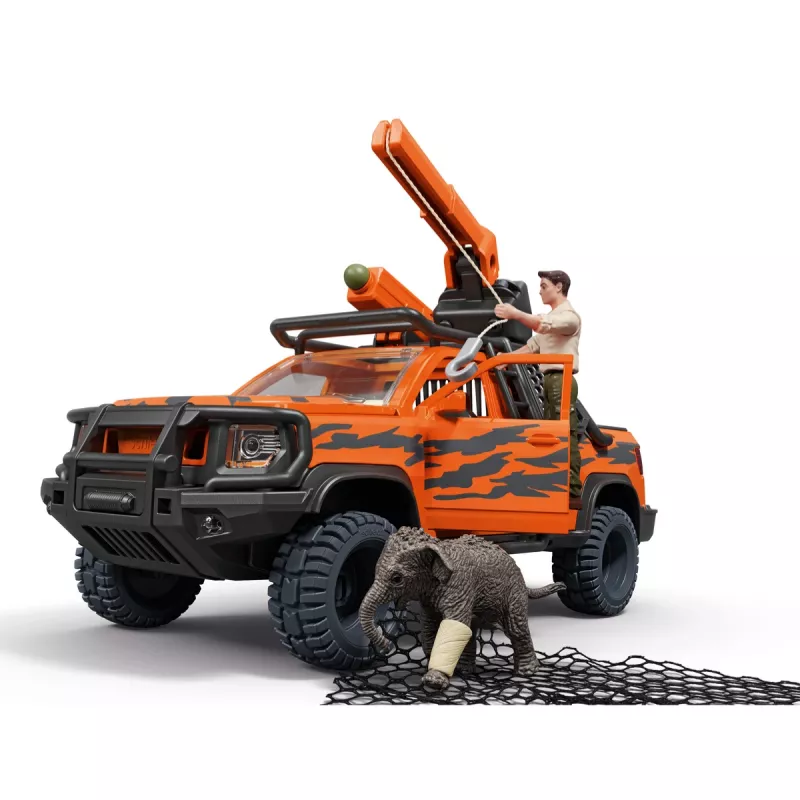 Toy playset Schleich Off-Road Adventure in the Jungle — Jungle theme, plastic figures, ages 3–8