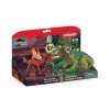 Toy figures set Schleich Eldrador Creatures Fire Dinosaur vs. Jungle Lizard, model 70834