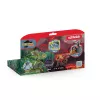 Toy figures set Schleich Eldrador Creatures Fire Dinosaur vs. Jungle Lizard, model 70834