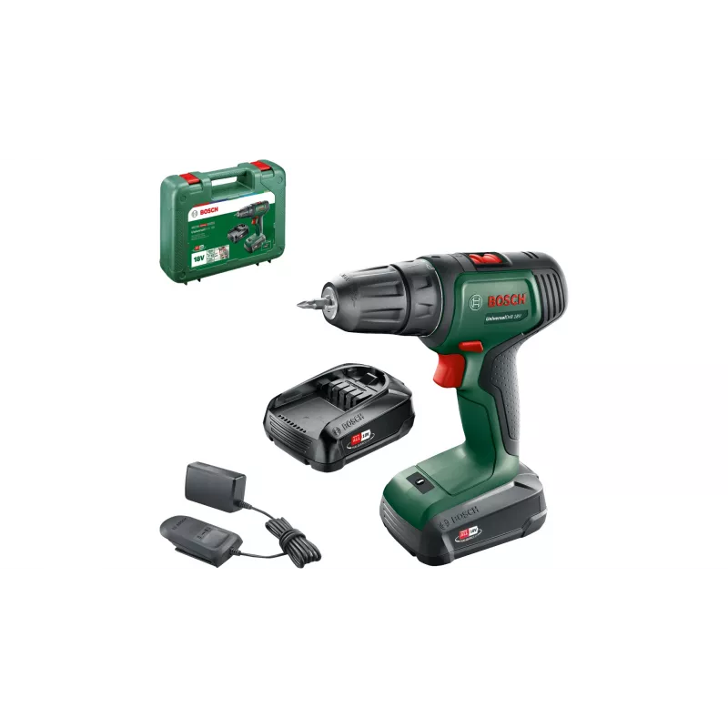 Bosch UniversalDrill 18V 1450 RPM Keyless 1.2 kg Black, Green