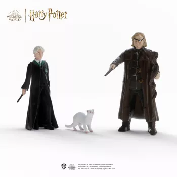Schleich play figure set Wizarding World: Mad‑Eye Moody and Draco Malfoy with Ferret