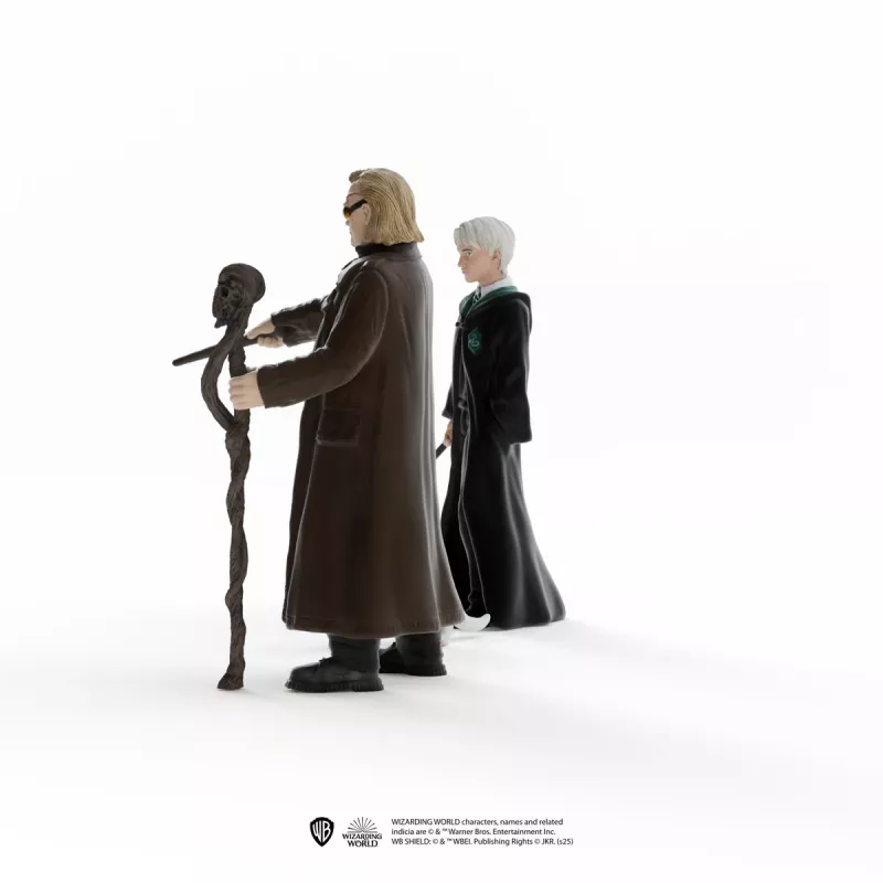 Schleich play figure set Wizarding World: Mad‑Eye Moody and Draco Malfoy with Ferret