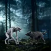 Schleich Wizarding World play set Harry Potter Werewolf vs. Animagus figures, collectible figurines