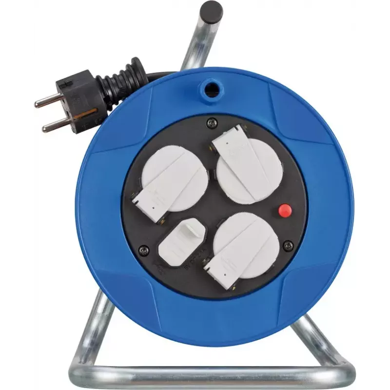 Power Extension Brennenstuhl 1079180600 15m 3 AC Outlets Indoor Black Blue White