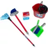 Children's Cleaning Cart toy by theo klein, model 6875 — Vileda-branded play cleaning set
