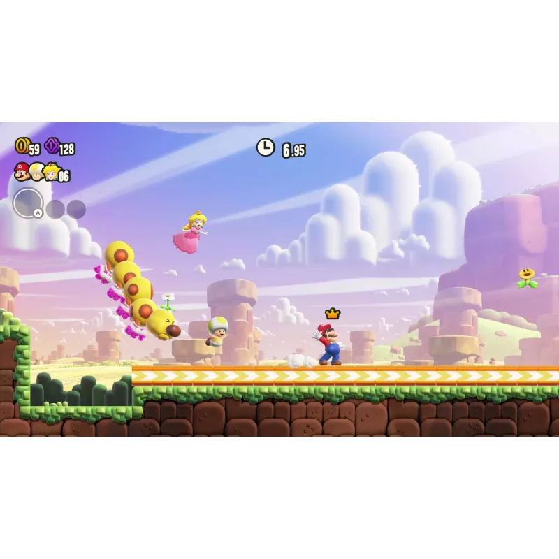 Nintendo Super Mario Bros. Wonder Standard Traditional Chinese, German, Dutch, English, Spanish, French, Italian, Japanese, Korean, Portuguese, Russian Nintendo Switch