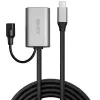 Lindy 5m USB 3.2 Gen 1 C/A Active Extension, 5 m, USB C, USB A, USB 3.2 Gen 1 (3.1 Gen 1), Silver