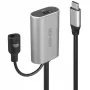 Lindy 5m USB 3.2 Gen 1 C/C Active Extension, 5 m, USB C, USB C, USB 3.2 Gen 1 (3.1 Gen 1), 5 Gbit/s, Black