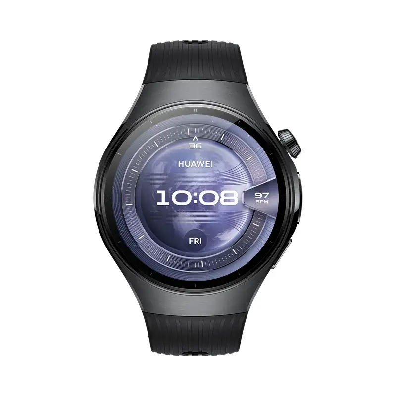 Smartwatch HUAWEI WATCH 5 — round 46 mm, 1.38 inch display, GPS, Bluetooth, mobile network, black