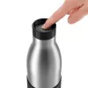 EMSA Bludrop Sleeve N3111100 drinking bottle Daily usage 700 ml Stainless steel Black, Stainless steel
