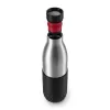 EMSA Bludrop Sleeve N3111100 drinking bottle Daily usage 700 ml Stainless steel Black, Stainless steel