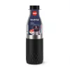 EMSA Bludrop Sleeve N3111100 drinking bottle Daily usage 700 ml Stainless steel Black, Stainless steel