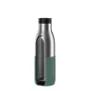EMSA Bludrop Sleeve N3111100 drinking bottle Daily usage 700 ml Stainless steel Black, Stainless steel