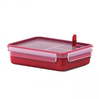 EMSA 517775 food storage container 1.2 L Red, Transparent 1 pc(s)