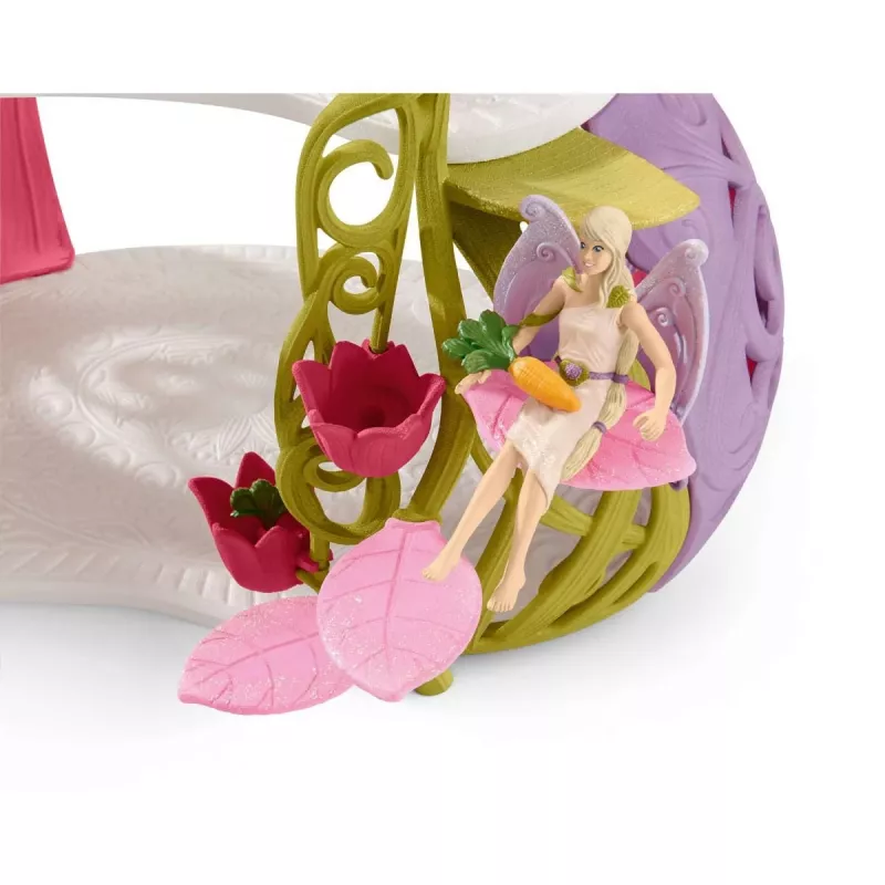 schleich BAYALA Glittering flower house with unicorns, lake and stable