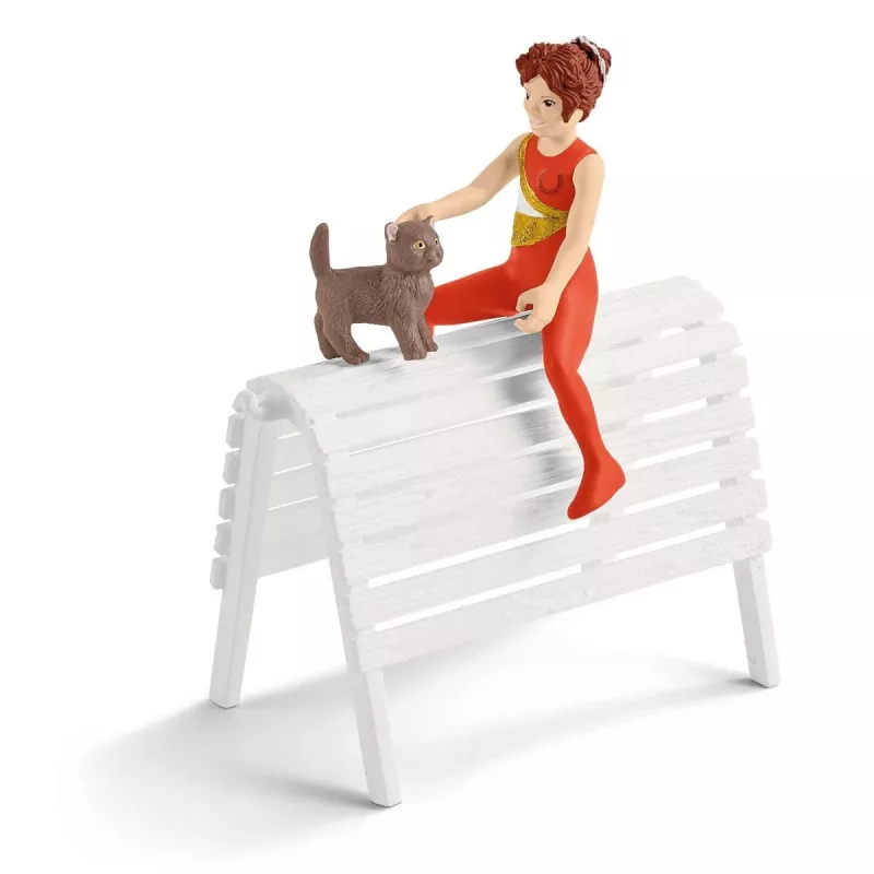 Toy set Schleich HORSE CLUB Mia's vaulting riding set