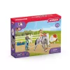 Toy set Schleich HORSE CLUB Mia's vaulting riding set