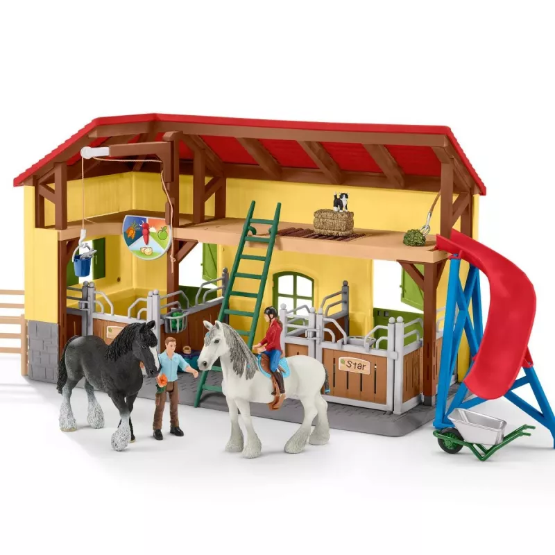 schleich FARM WORLD Horse stable, Farm, Farm animals / farm toys, 3 yr(s), Multicolour, Plastic